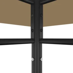 vidaXL Cenador gris 384x281x270 cm 180 g/m² Taupé Hot