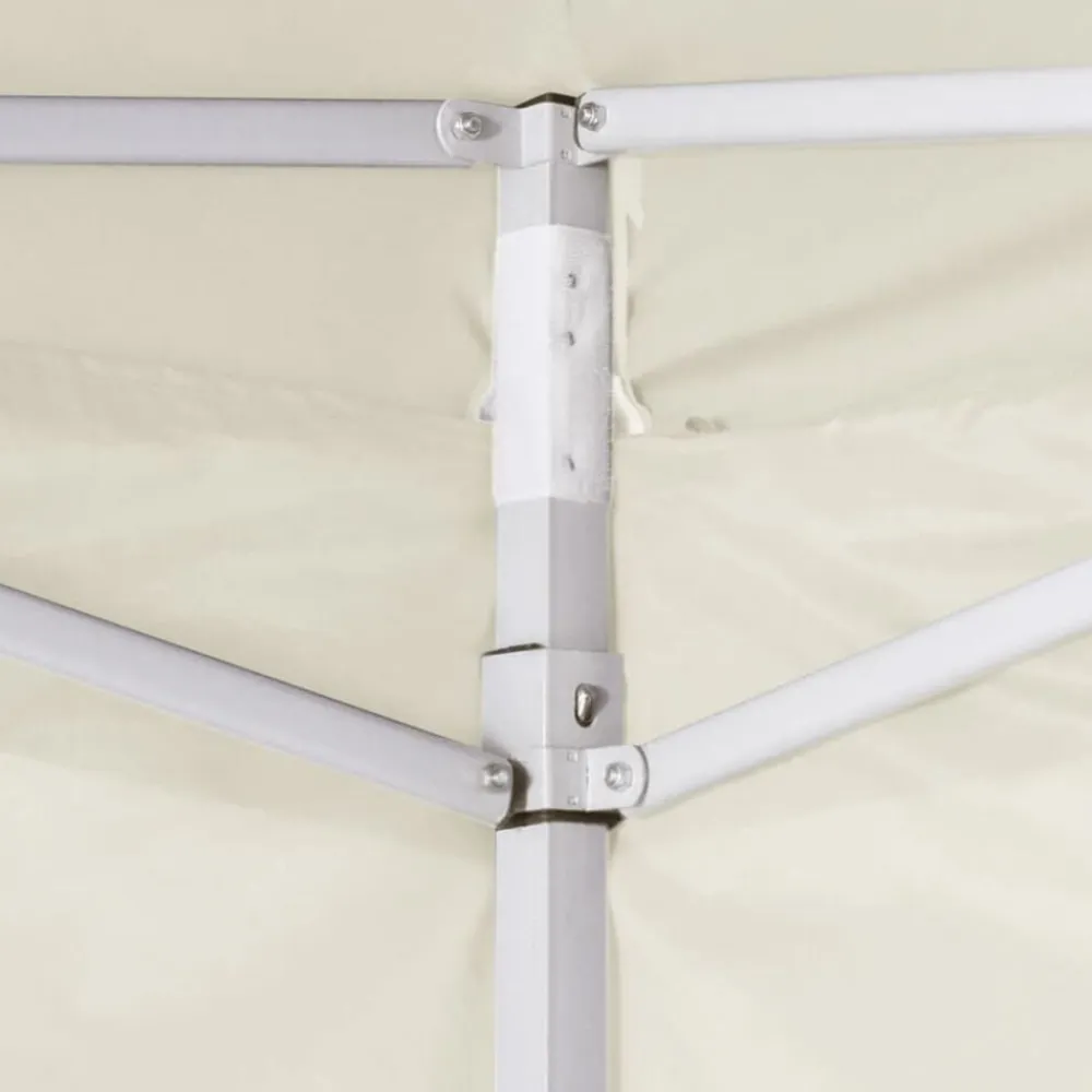 vidaXL Cenador plegable con 4 paredes colore 3x3 m Crema Online