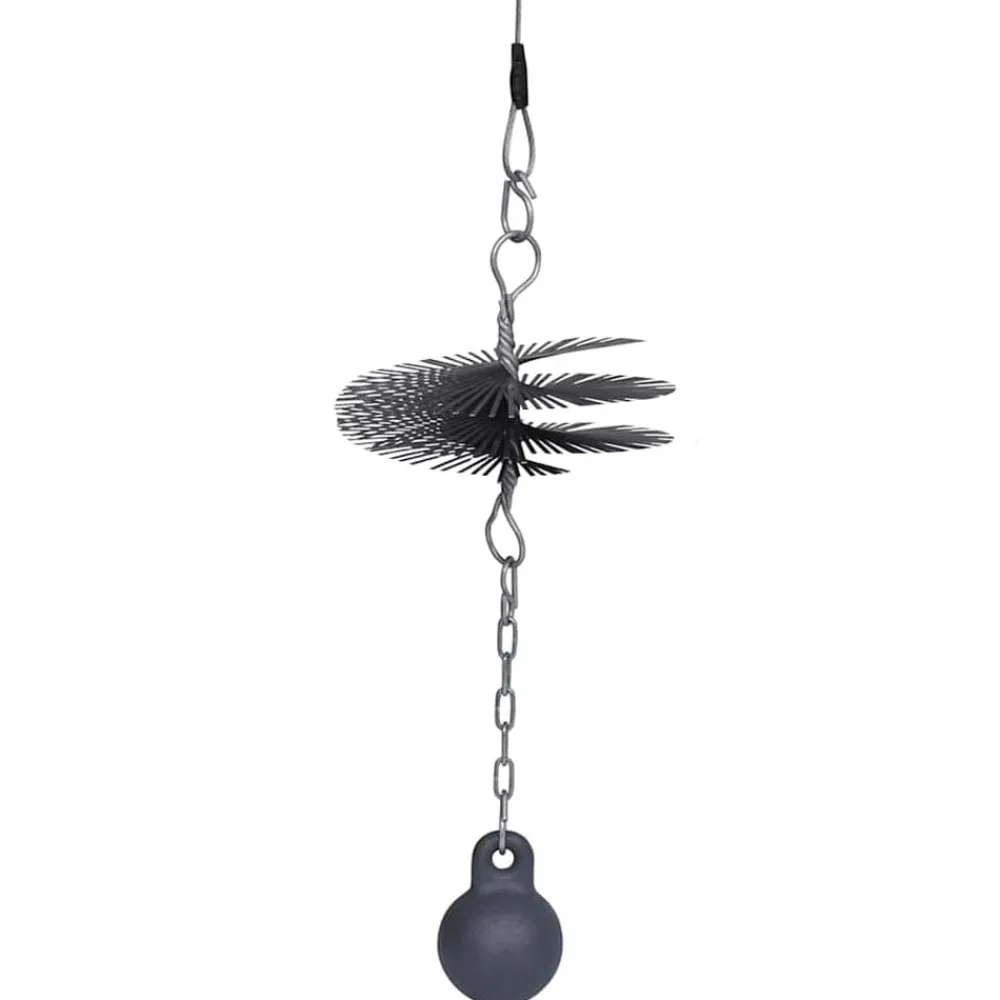 vidaXL Cepillo de limpieza de chimenea redondo 15 cm