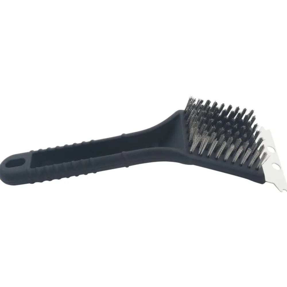 vidaXL Cepillo para barbacoas acero inoxidable e hilo de cobre