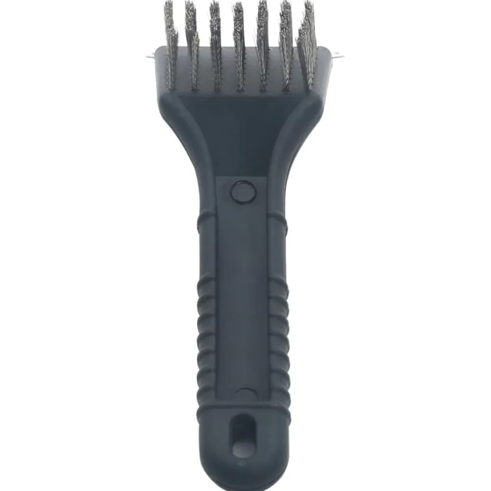 vidaXL Cepillo para barbacoas acero inoxidable e hilo de cobre