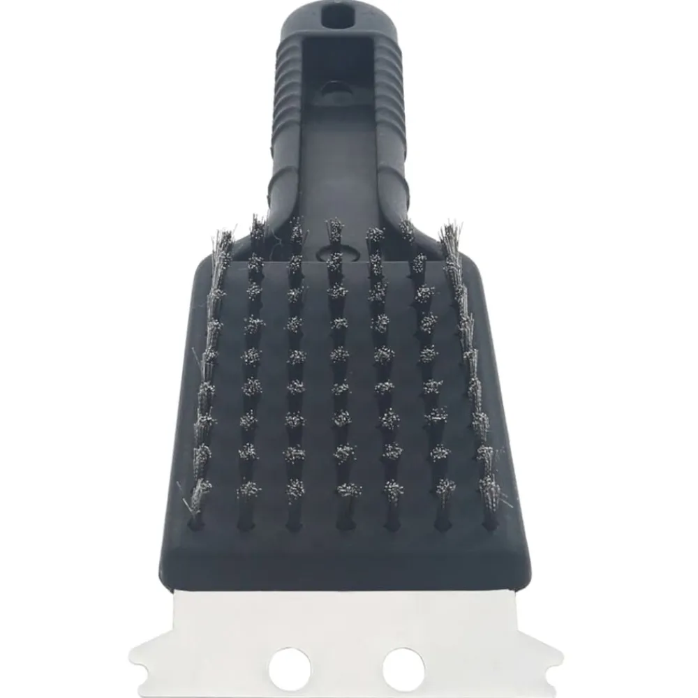 vidaXL Cepillo para barbacoas acero inoxidable e hilo de cobre