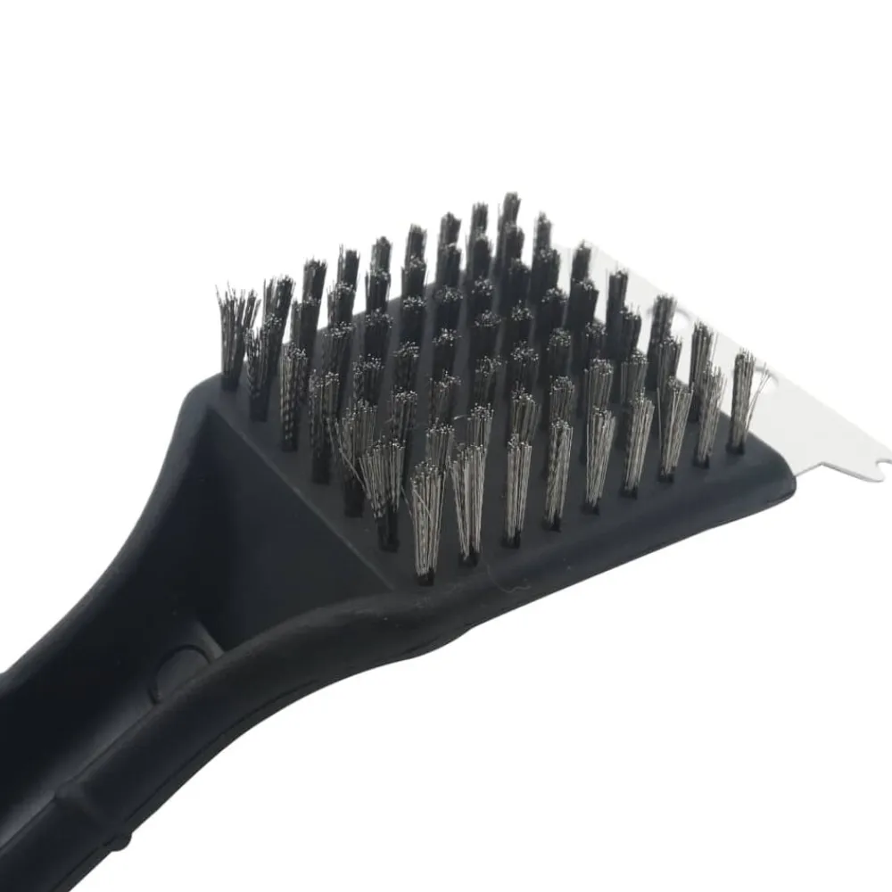 vidaXL Cepillo para barbacoas acero inoxidable e hilo de cobre