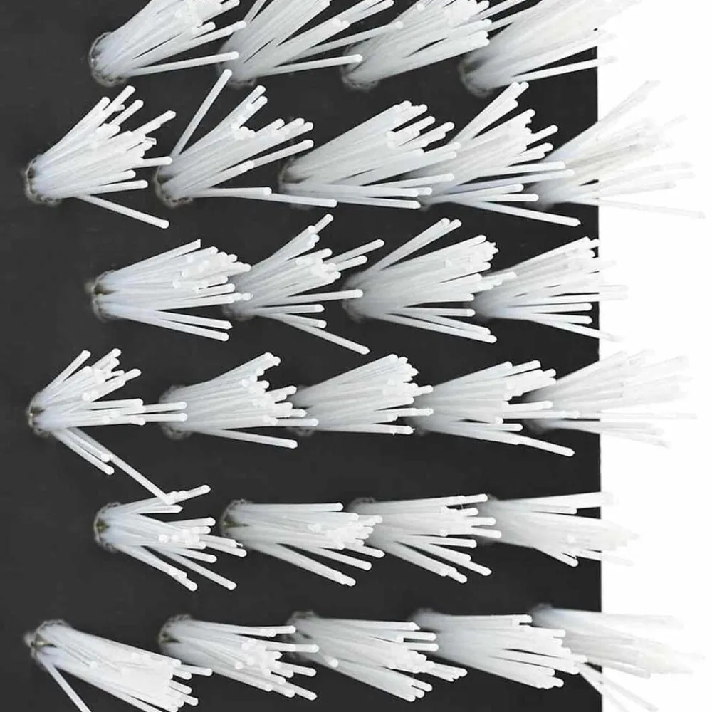 vidaXL Cepillos para Ganado Ajustable Negro y 84 x 10 x 91 cm PVC White Sale