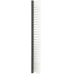 vidaXL Cepillos para Ganado Negro y 50 x 10 x 6.5 cm Plástico y Acero White