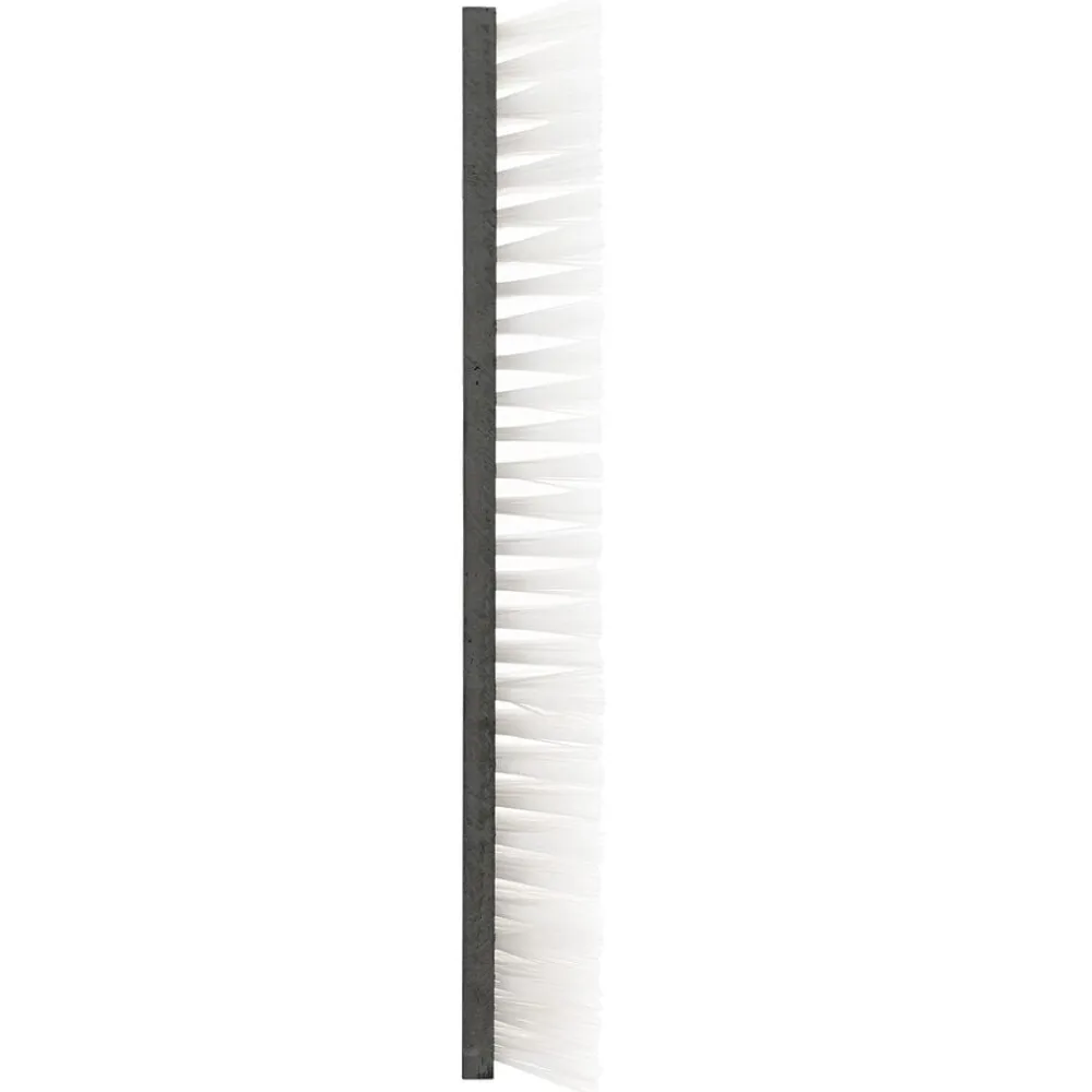 vidaXL Cepillos para Ganado Negro y 50 x 10 x 6.5 cm Plástico y Acero White