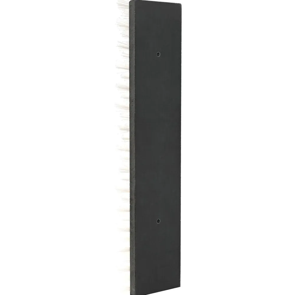 vidaXL Cepillos para Ganado Negro y 50 x 10 x 6.5 cm Plástico y Acero White