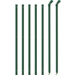 vidaXL Vallas De Jardín-Cerca de alambre con brida 0,8x10 m