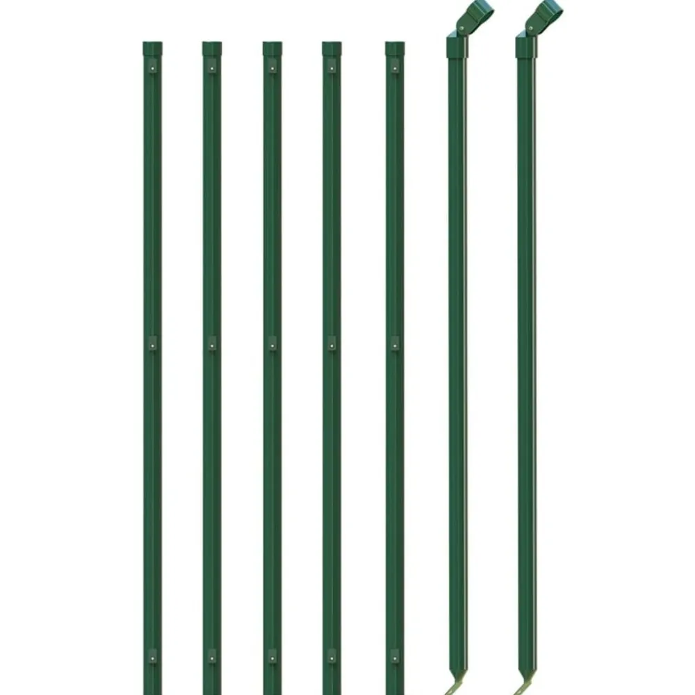vidaXL Vallas De Jardín-Cerca de alambre con brida 0,8x10 m