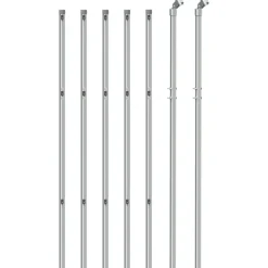 vidaXL Vallas De Jardín-Cerca de alambre 1x10 m
