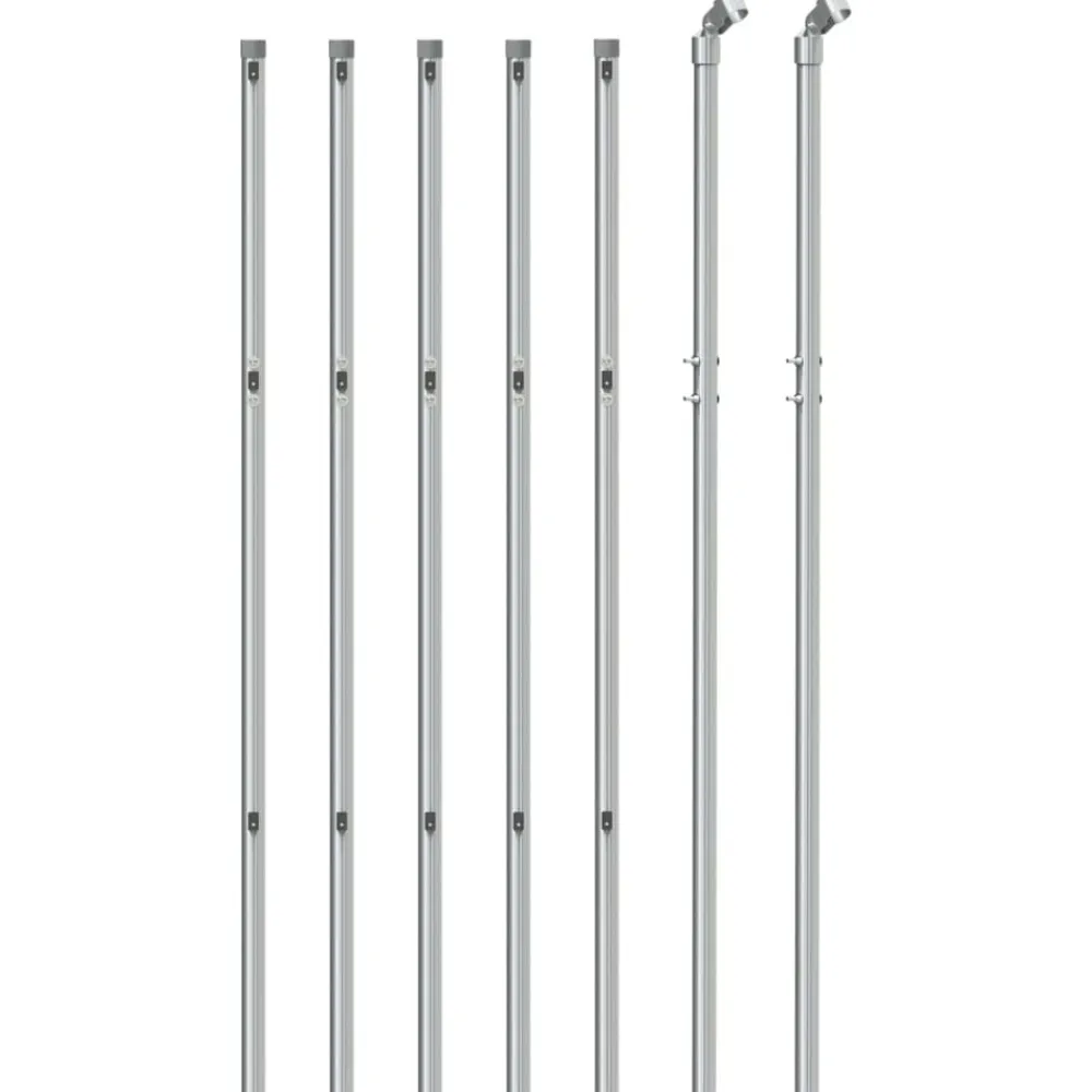 vidaXL Vallas De Jardín-Cerca de alambre 1x10 m