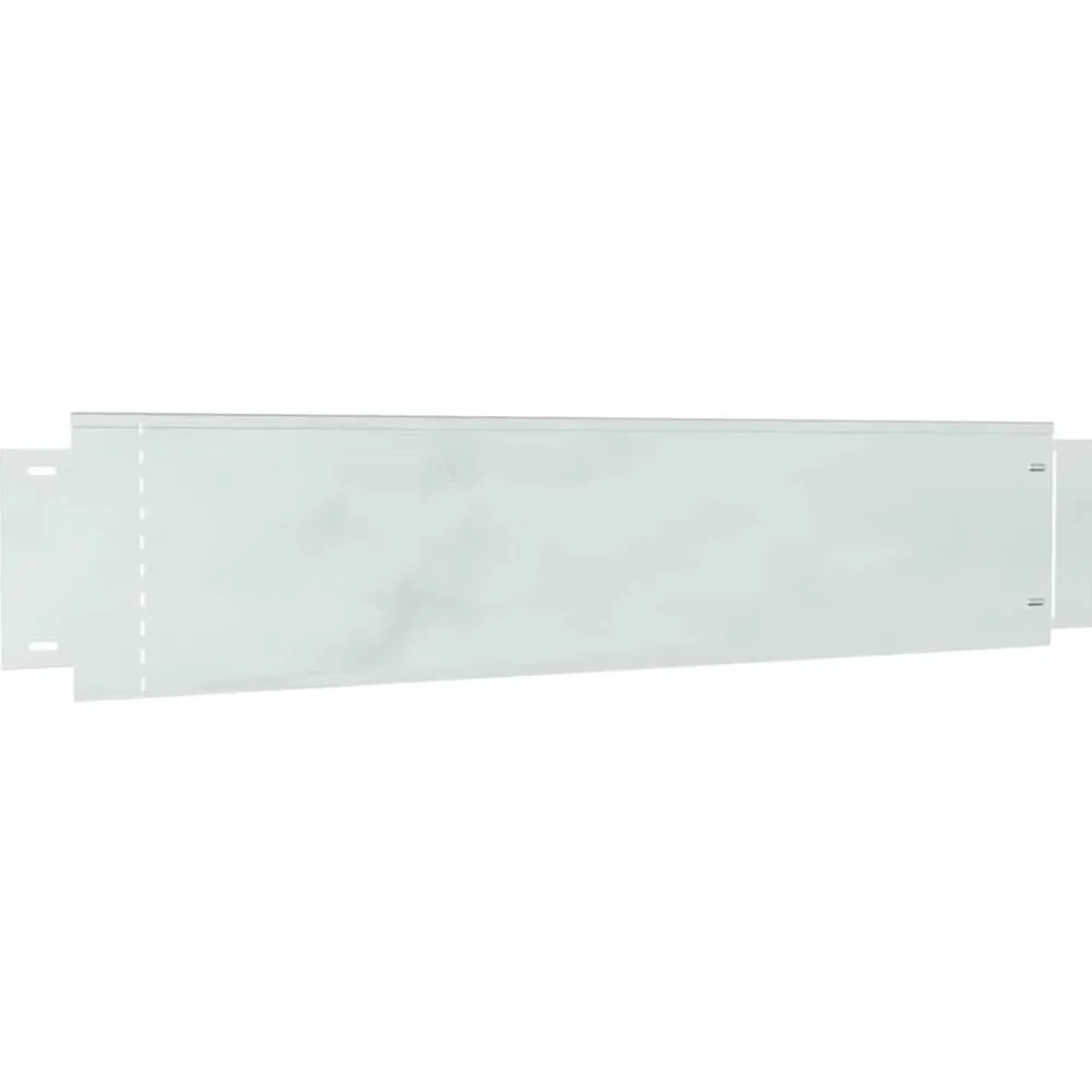 vidaxl Cerca de Césped Color Galvanizado 100 x 20 x 0.07 cm