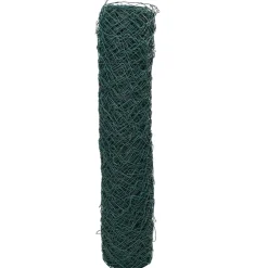 vidaXL Vallas De Jardín-Cerca de eslabones de cadena Verde 2 x 10 m Acero