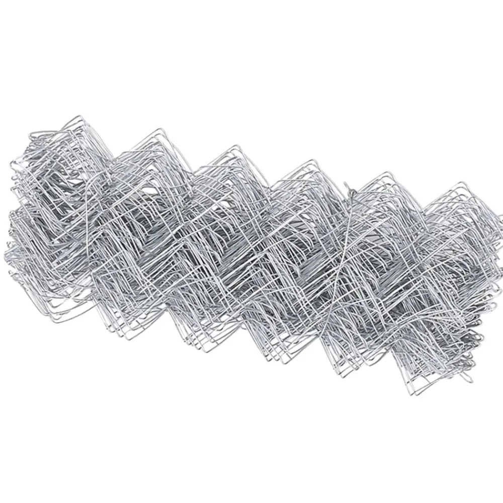 vidaXL Cerca de eslabones de cadena Plateado 10 x 0,4 m Acero galvanizado New