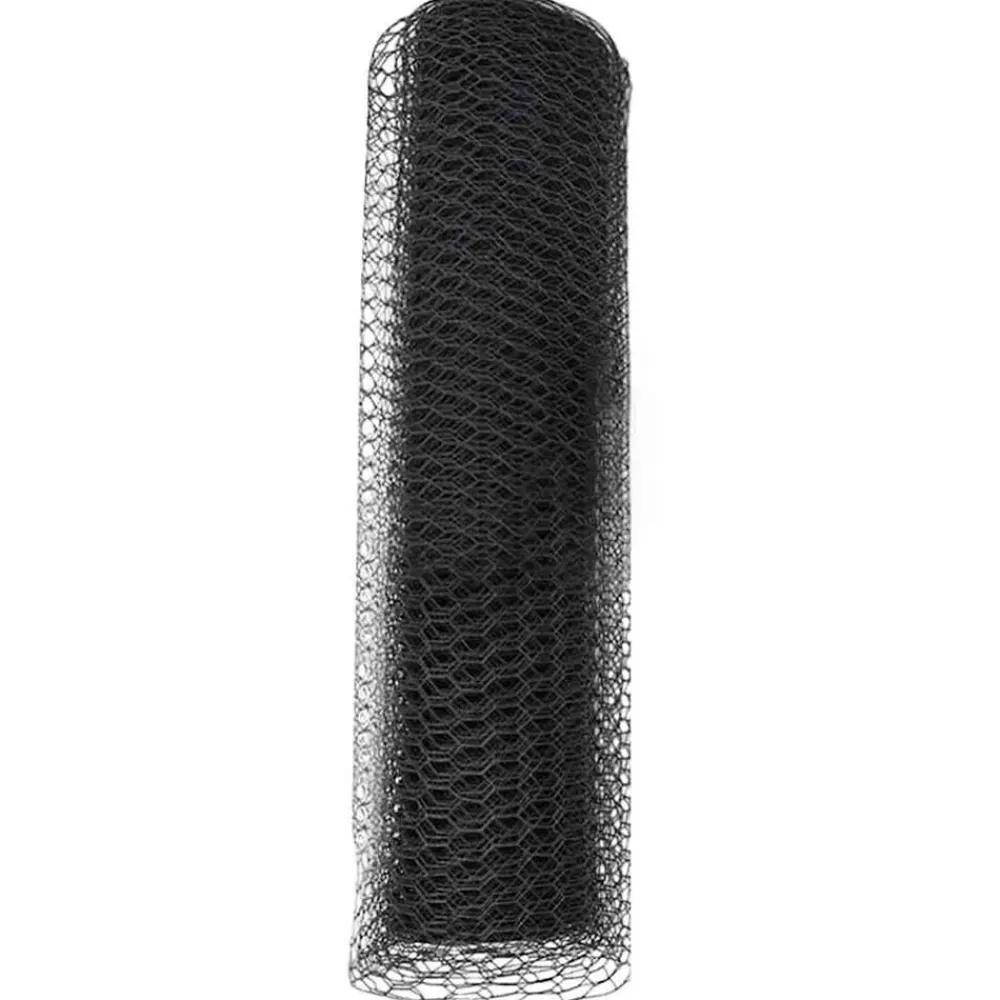 vidaXL Cerca Hexagonal 0,4 x 10 m PVC Gris New