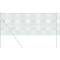 vidaXL Cerca Hexagonal 0,4 x 10 m PVC Verde Outlet