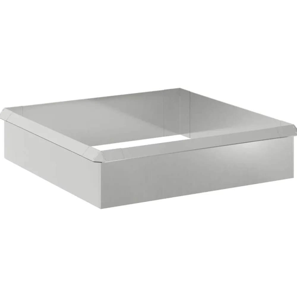 vidaXL Cercas para caracoles 8 pcs Plateado Acero galvanizado Best