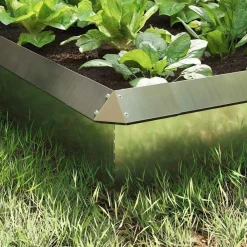 vidaXL Cercas para caracoles 8 pcs Plateado Acero galvanizado Best