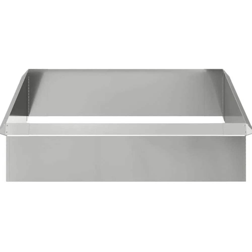 vidaXL Cercas para caracoles 8 pcs Plateado Acero galvanizado Best