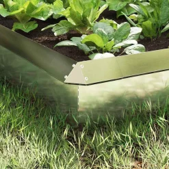 vidaXL Vallas De Jardín-Cercas para caracoles 8 pcs Plateado