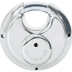 vidaXL Cerraduras tipo disco con llaves Plateado Acero inoxidable Best