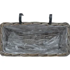 vidaXL Decoración-Cesta Colgante para Plantas 2 pcs 48 x 22 x 15 cm