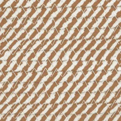 vidaXL Cesta de almacenaje con tapa algodón marrón y blanco Ø40x35 cm Marrón Online