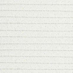 vidaXL Cesta de almacenaje con tapa algodón marrón y blanco Ø40x35 cm Marrón Online