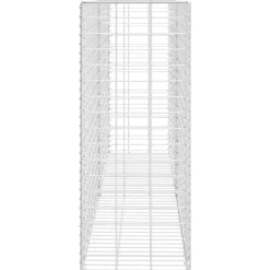 vidaXL Vallas De Jardín-Cesta de gaviones de acero galvanizado 85x30x200 cm