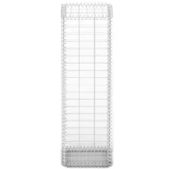 vidaXL Vallas De Jardín-Cesta para muro de gaviones de alambre galvanizado 100x30x30 cm
