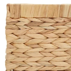 vidaXL Productos Del Hogar-Cestas de Almacenamiento 3 pcs Natural Jacinto de agua