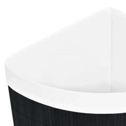 vidaXL Productos Del Hogar-Cesto para la ropa sucia de esquina bambú 60 L