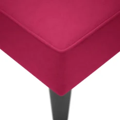 vidaXL Chaise longue con reposabrazos derecho terciopelo rojo vino Rojo vino tinto Hot