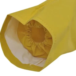 vidaXL Chubasquero impermeable largo con capucha talla XXL Amarillo Best