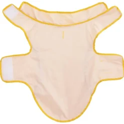 vidaXL Chubasquero para perros con tiras reflectantes XXS Amarillo