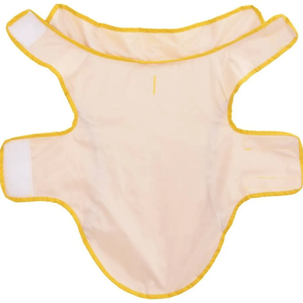 vidaXL Chubasquero para perros con tiras reflectantes XXS Amarillo