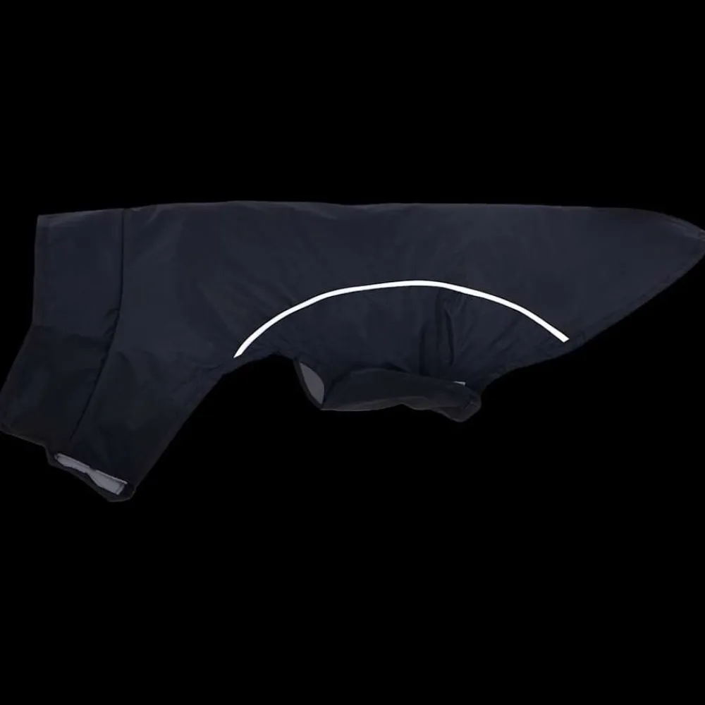 vidaXL Chubasquero perros con tiras reflectantes poliéster azul XXS Azul marino Outlet