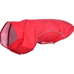 vidaXL Chubasquero perros con tiras reflectantes poliéster XXS Rojo Outlet