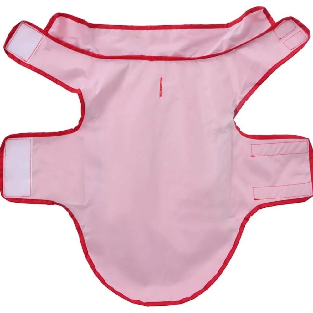 vidaXL Chubasquero perros con tiras reflectantes poliéster XXS Rojo Outlet