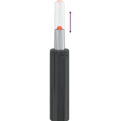 vidaXL Cilindro de Gas para Silla de Oficina 239-309 mm Hierro Negro Best