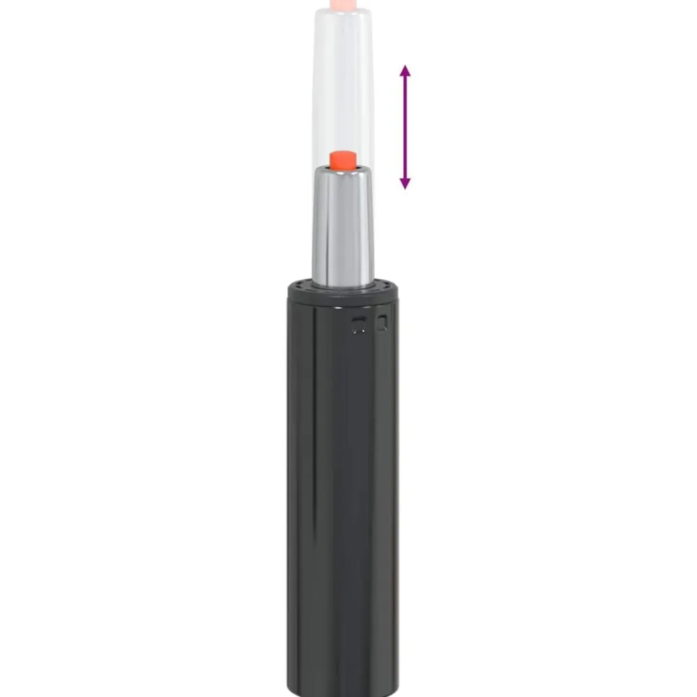 vidaXL Cilindro de Gas para Silla de Oficina 239-309 mm Hierro Negro Best