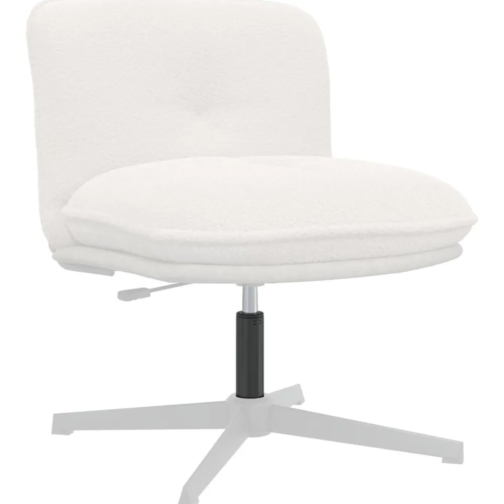 vidaXL Cilindro de Gas para Silla de Oficina 261-351 mm Hierro Negro Sale
