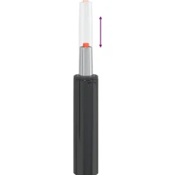 vidaXL Cilindro de Gas para Silla de Oficina 261-351 mm Hierro Negro Sale