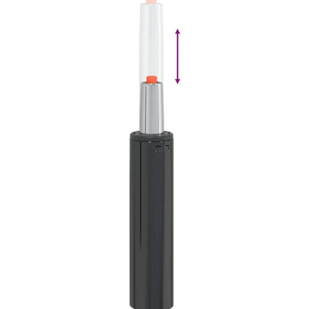 vidaXL Cilindro de Gas para Silla de Oficina 261-351 mm Hierro Negro Sale