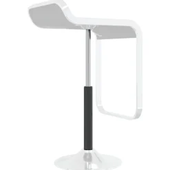 vidaXL Cilindro de Gas para Silla de Oficina 505-720 mm Hierro Negro Best