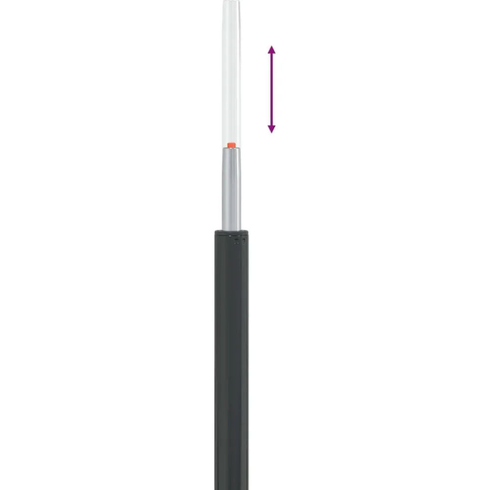 vidaXL Cilindro de Gas para Silla de Oficina 505-720 mm Hierro Negro Best