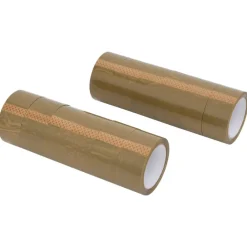 vidaXL Cinta de embalaje marrón 12 unidades 48 mm x 66 m Marrón Clearance