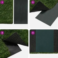 vidaXL Consumibles Para Construcción-Cinta para césped artificial 0,15x10 m verde