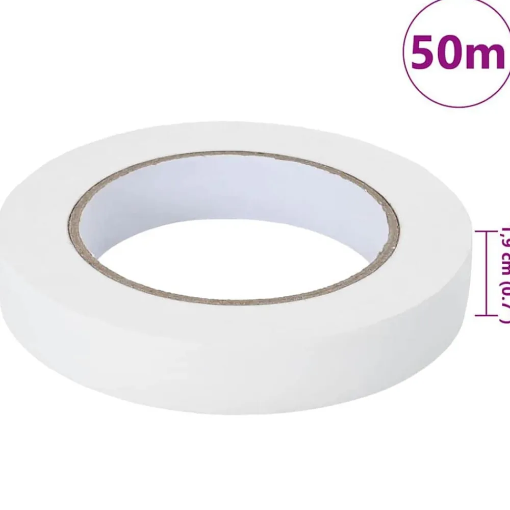 vidaXL Consumibles Para Construcción-Cintas de Enmascarar para Pintores 6 pcs 19mm x 50m Papel