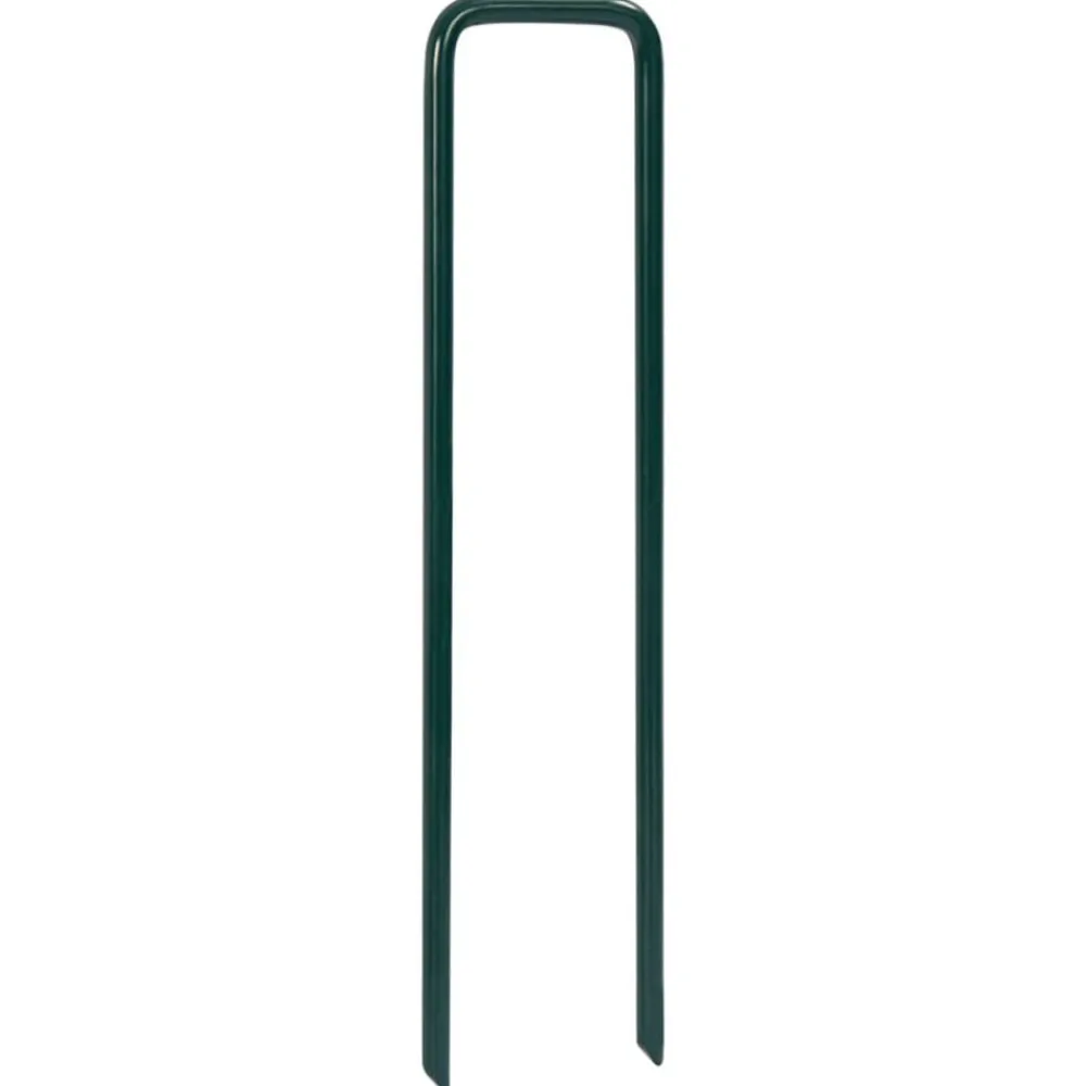 vidaXL Clavos para césped artificial 50 piezas de hierro forma de U Hot
